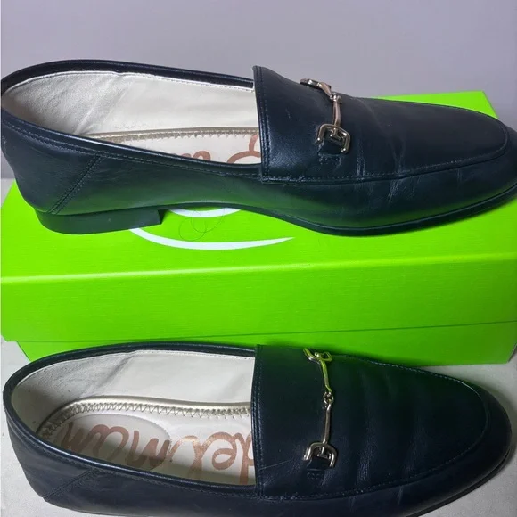 Sam Edelman Black Leather Loraine Loafers - Picture 4 of 9